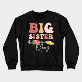 Big Sister little flower Lover Gift For Women Mother day Crewneck Sweatshirt